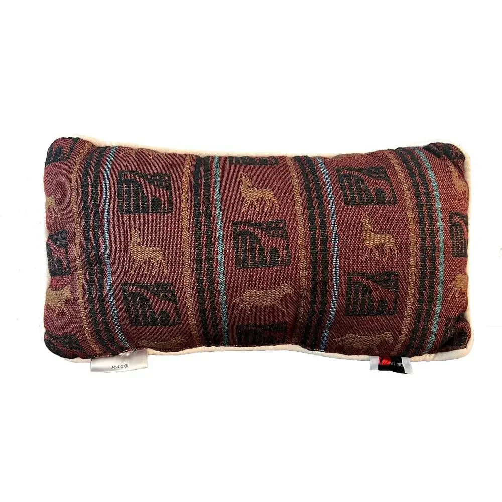 RARE! Animal Kingdom Lodge Decorative Pillow, Made in USA, Disney World, VINTAGE
